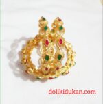 Gold Multicolor Side Bangles