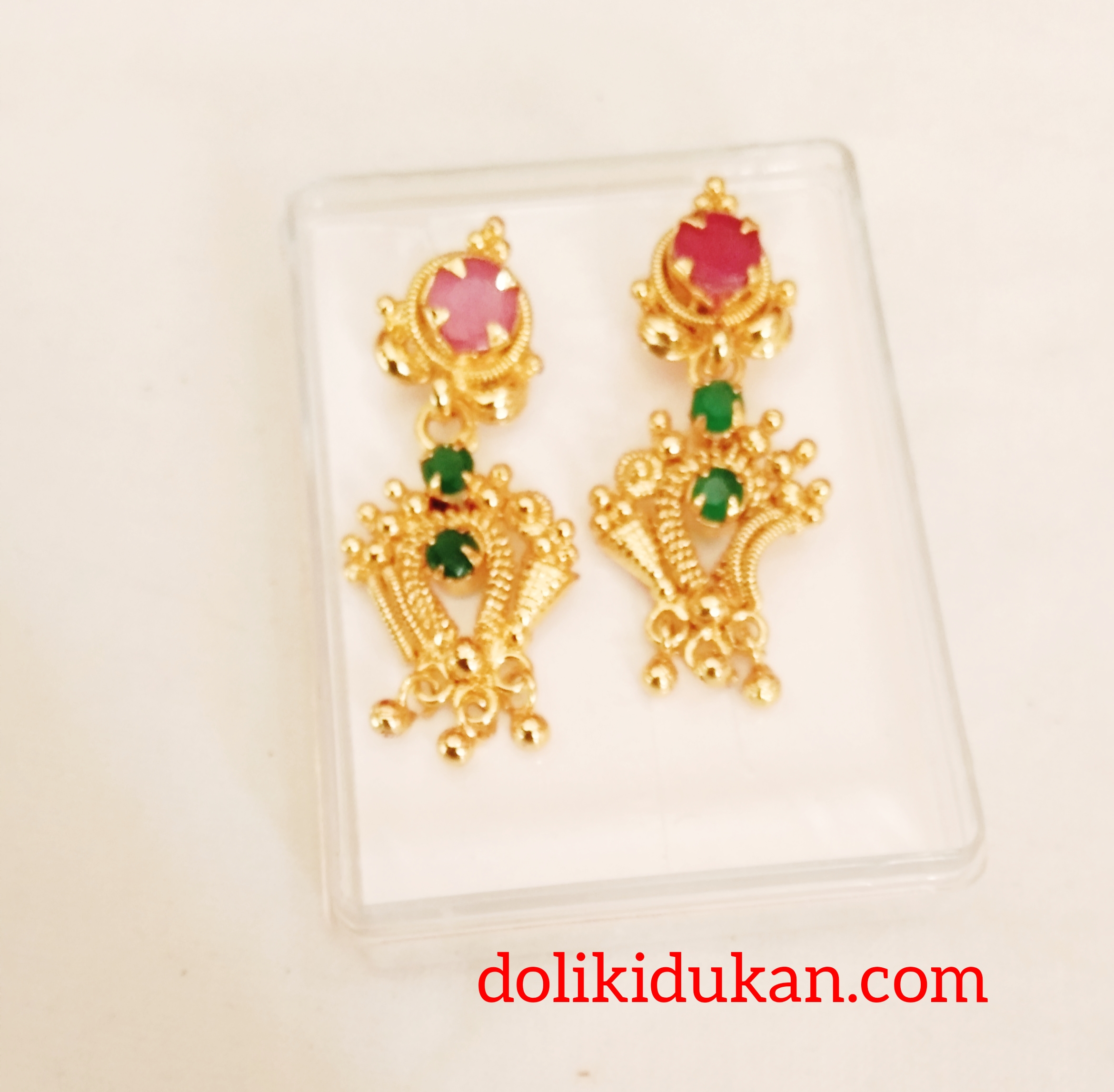 Multicolor Gold Earrings