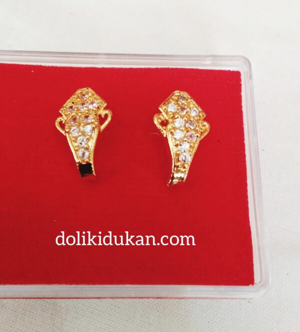 White Stone Studs
